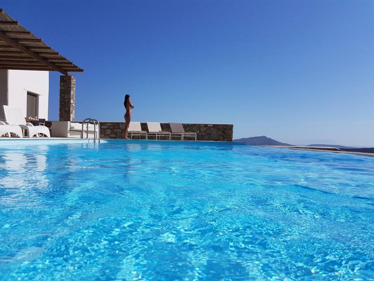 Luxury Athena Suite In Villa Georgia - Breathtaking Sea View And Pool Front Plintri Екстериор снимка
